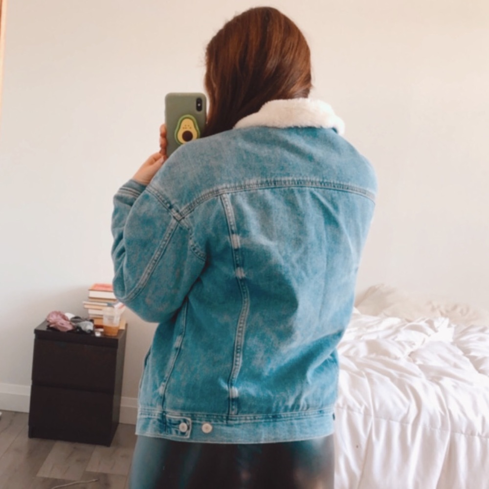 Faux Fur Lined Jean Jacket from American Eagle - Picture 14 of 15